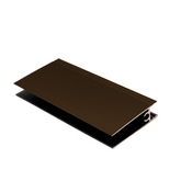 10mm dolní horizontální hliníkový profil 560cm - kognakově anodizovaný