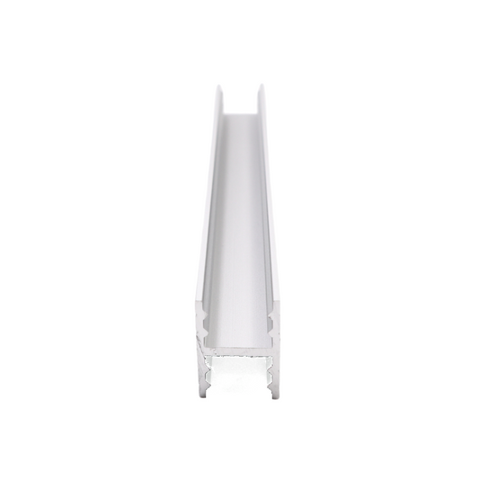 10mm H-lišta pro spojení horizontálního hliníkového profilu 560cm - stříbrně eloxovaná