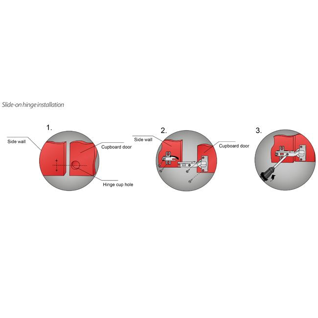 110° pantový zámek, montážní deska H0 s EURO šrouby, překryté dveře