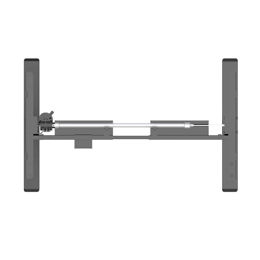 Stojan na stůl s nastavitelnou výškou - šedý