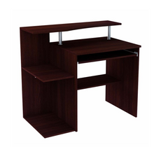 MARIO - Počítačový stůl s výsuvnou klávesnicí - Wenge H91cm W100cm D58cm