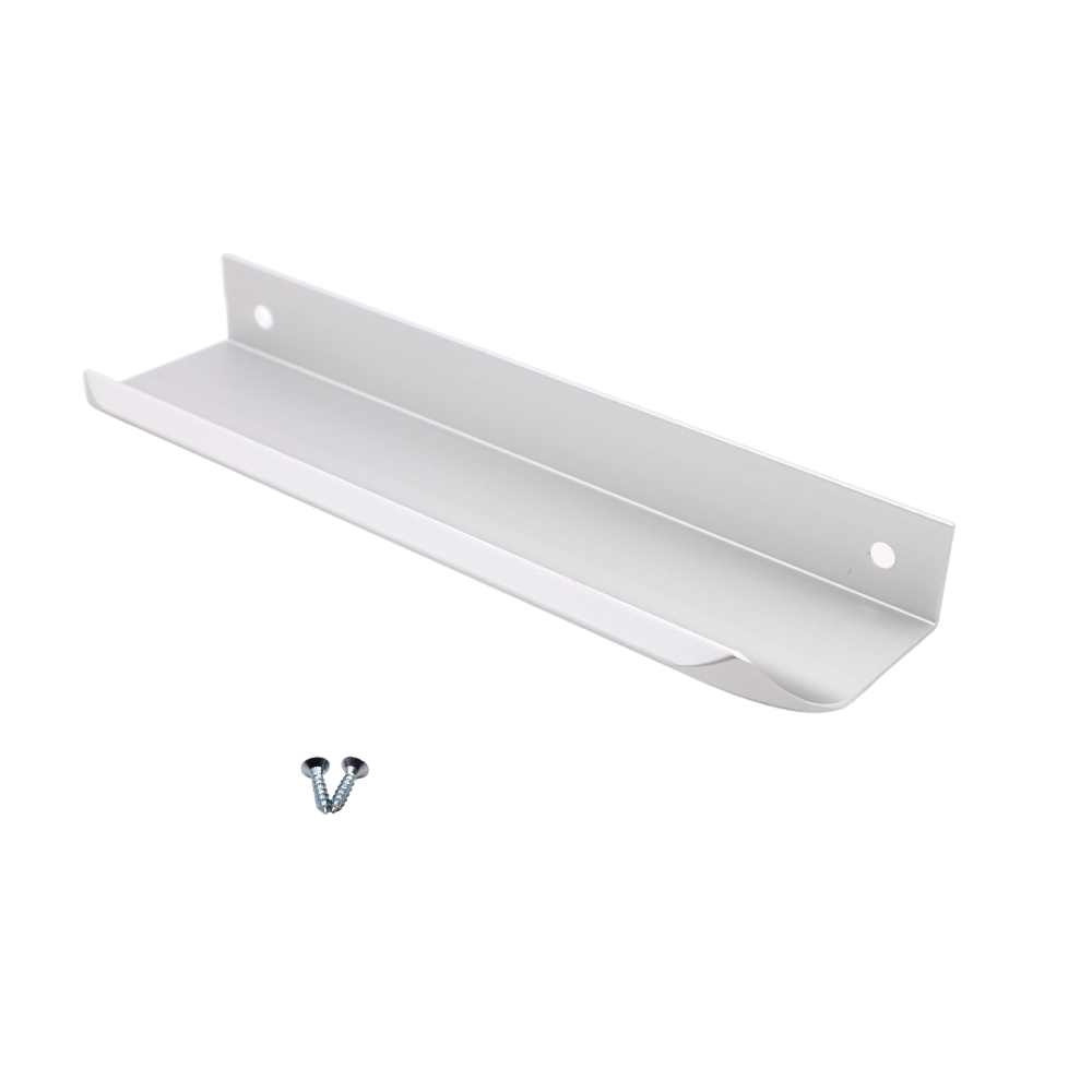 Okrajový úchop s kulatým profilem, délka 128 mm (celková délka 148 mm) - bílá.