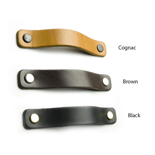 Kožená rukojeť obdélníková 96mm / 128mm / 160mm (2) – Furnica