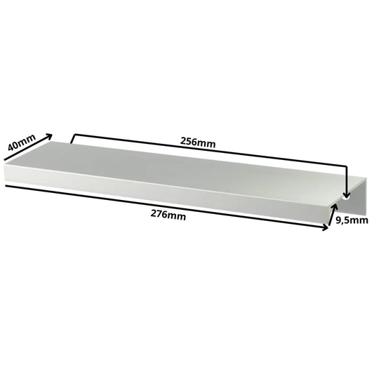 Profilová rukojeť Edge Grip UA06 256 mm (celková délka 276 mm) - elektrolyticky leštěná