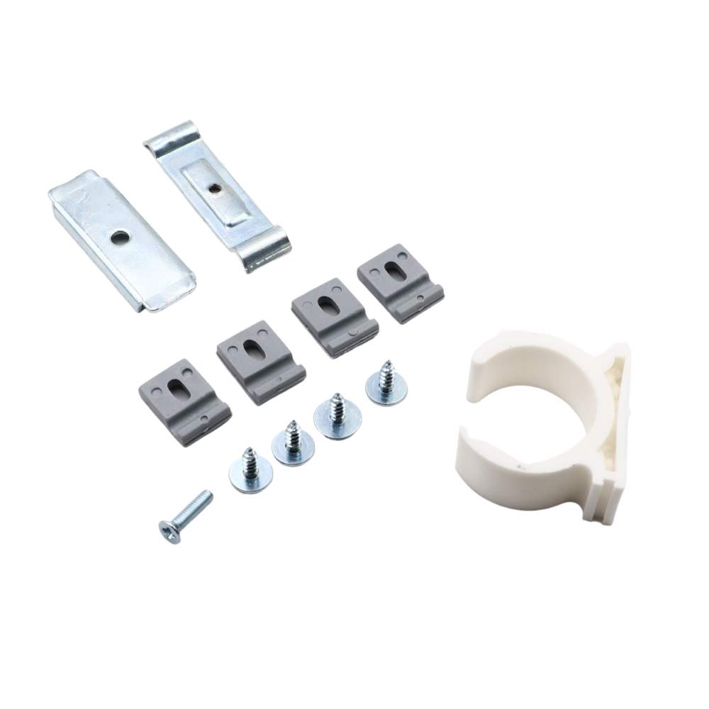 Držák na vysavačovou hadici na zeď - malý - chrom