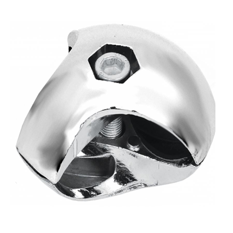 25mm dvojitý konektor, chrom