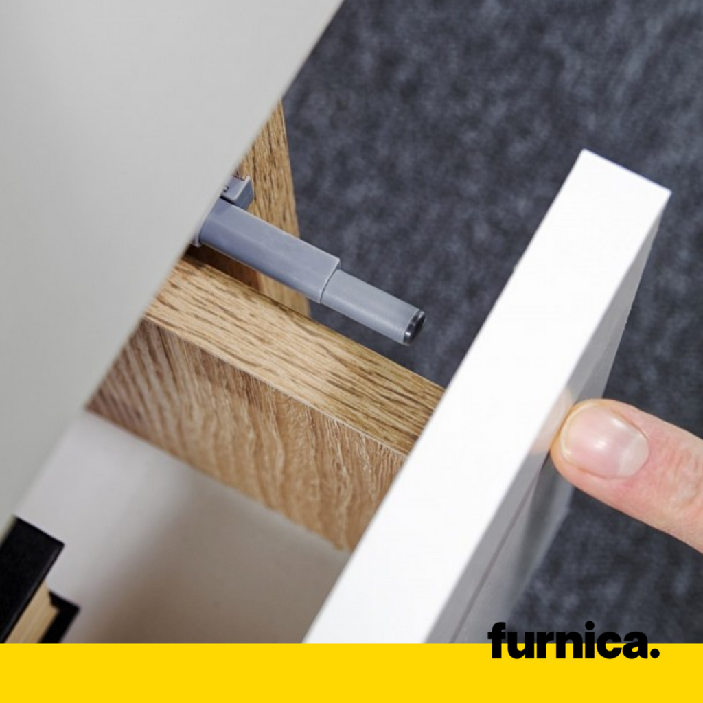 CUBA - Počítačový stůl s 6 šuplíky s push to open mechanismem a výsuvnou klávesnicovou podložkou H78cm W130cm D50cm - Sonoma dub