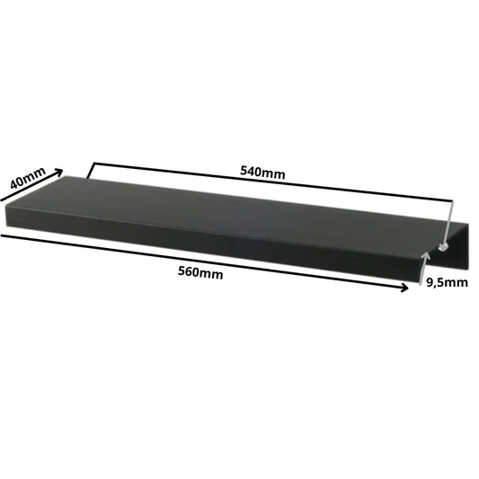 Profilová rukojeť Edge Grip FE06 540 mm (celková délka 560 mm) - matná černá