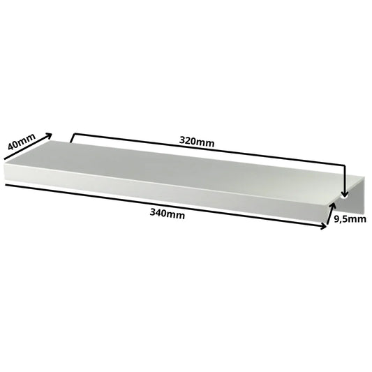 Profilová rukojeť Edge Grip UA06 320 mm (celková délka 340 mm) - elektrolyticky leštěná