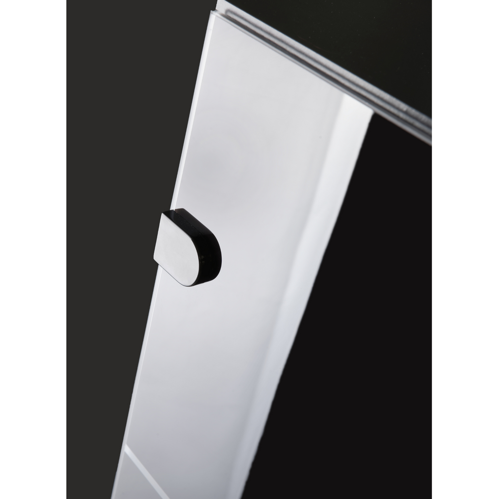 Stěnová jednotka MODERN - sada nábytku do obývacího pokoje - černý mat / černý lesk