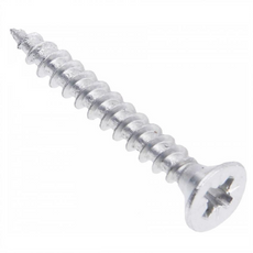 Dřevěné šrouby PZ2 4,0x30mm bílý zinek (1000 ks)
