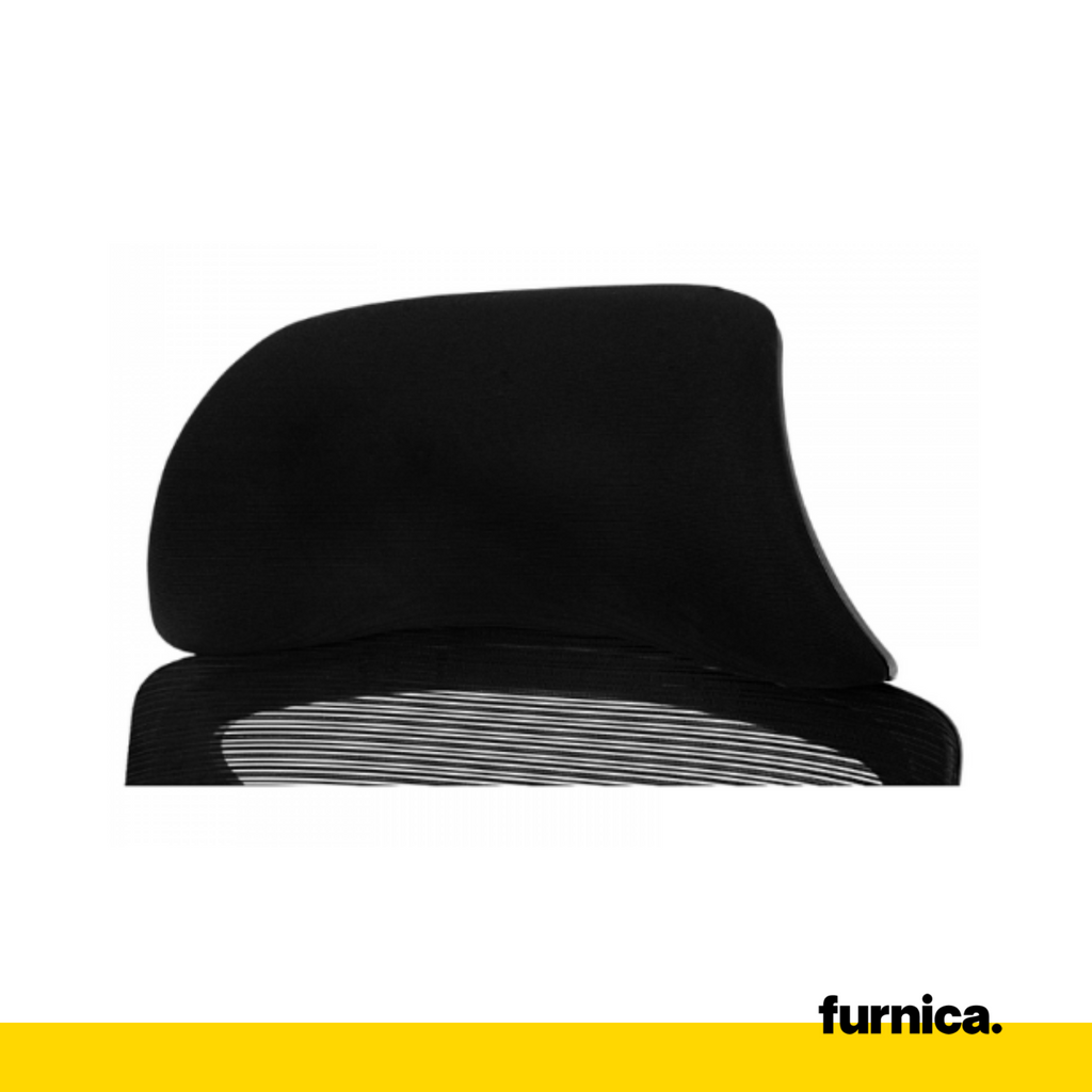 FILIPPO II - Kancelářská židle potažená vysoce kvalitním mikrosíťovým materiálem - černá/modrá H129cm W68cm