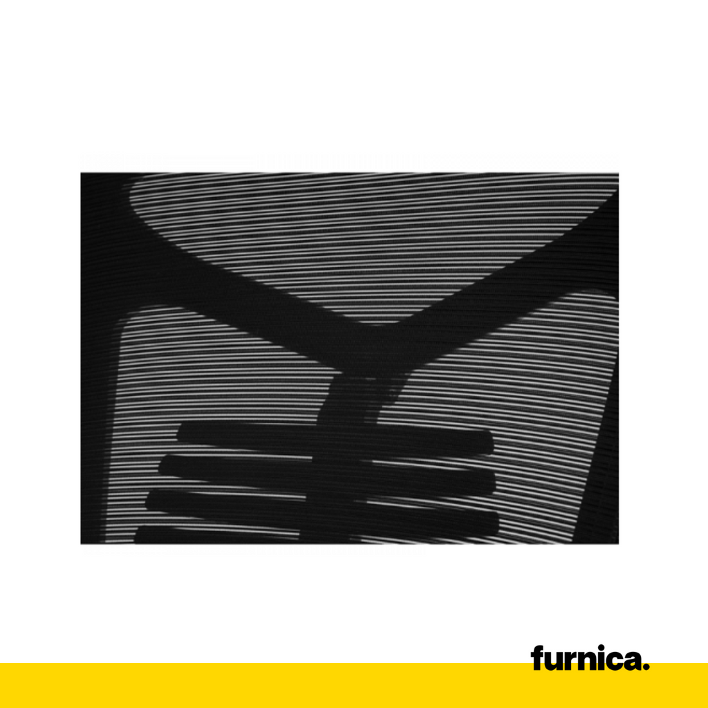 FILIPPO II - Kancelářská židle potažená vysoce kvalitním mikrosíťovým materiálem - černá/modrá H129cm W68cm