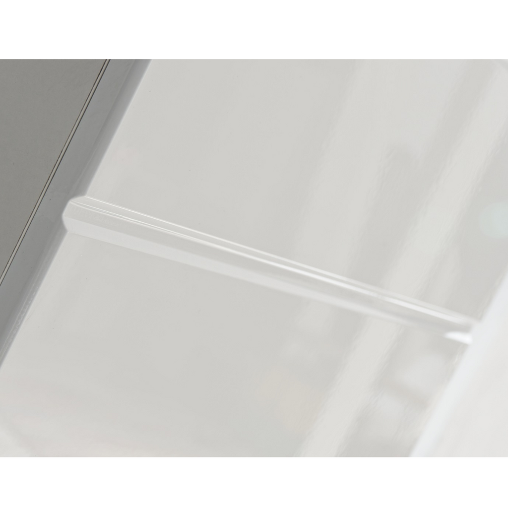 Stěnová jednotka LAUREN - sada nábytku do obývacího pokoje - bílý mat / bílý lesk