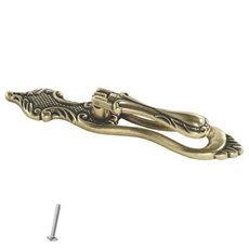 Starožitná závěsná rukojeť - 21 mm - starožitná mosaz