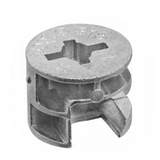 Nábytkový zámek na spojování, průměr 15 mm, a=7,5 mm (1000 kusů)