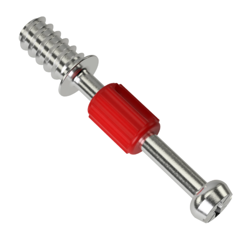 Cam Dowel 28mm s evropským šroubovým závitem - 1000 ks