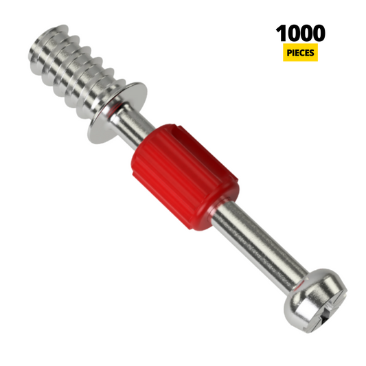 Cam Dowel 28mm s evropským šroubovým závitem - 1000 ks (2) – Furnica