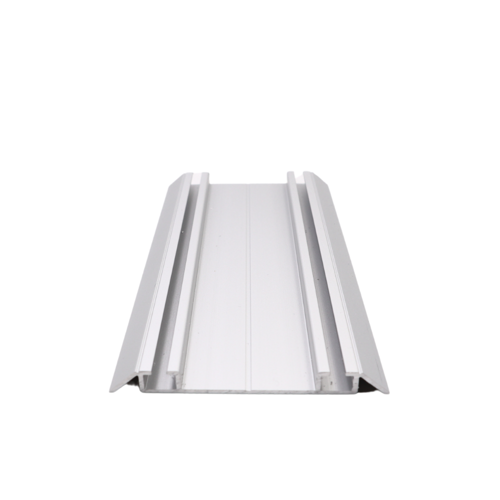 Dvojitý spodní hliníkový profil 560 cm - stříbrně eloxovaný