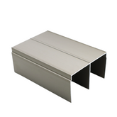 Dvojitá horní hliníková kolejnice 560 cm - šampaňská anodizace