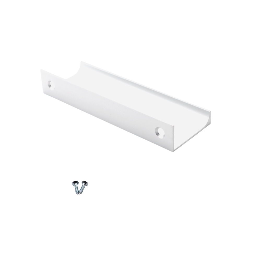 Profilová rukojeť Edge Grip o délce 96 mm (celková délka 116 mm) - bílá.