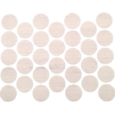 Samolepící krytky na šrouby - starobílá 18mm