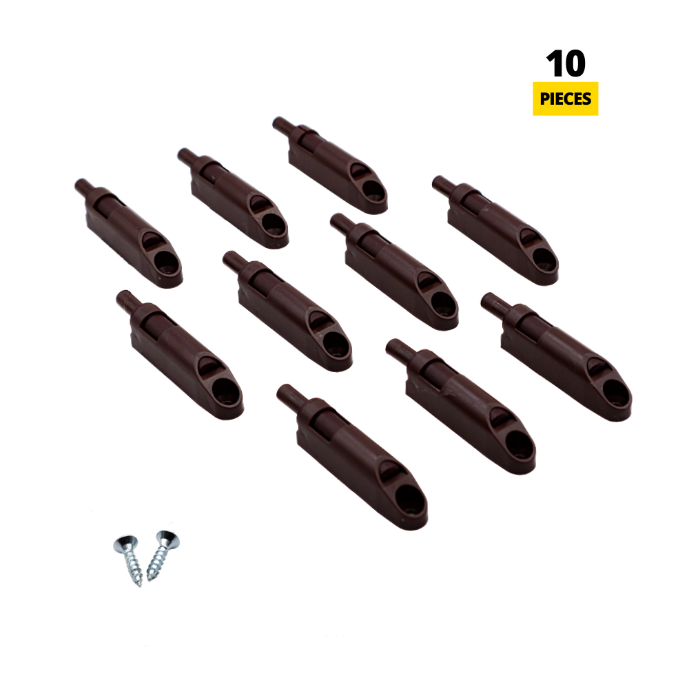 Tlumič nábytku - hnědý - 10 ks