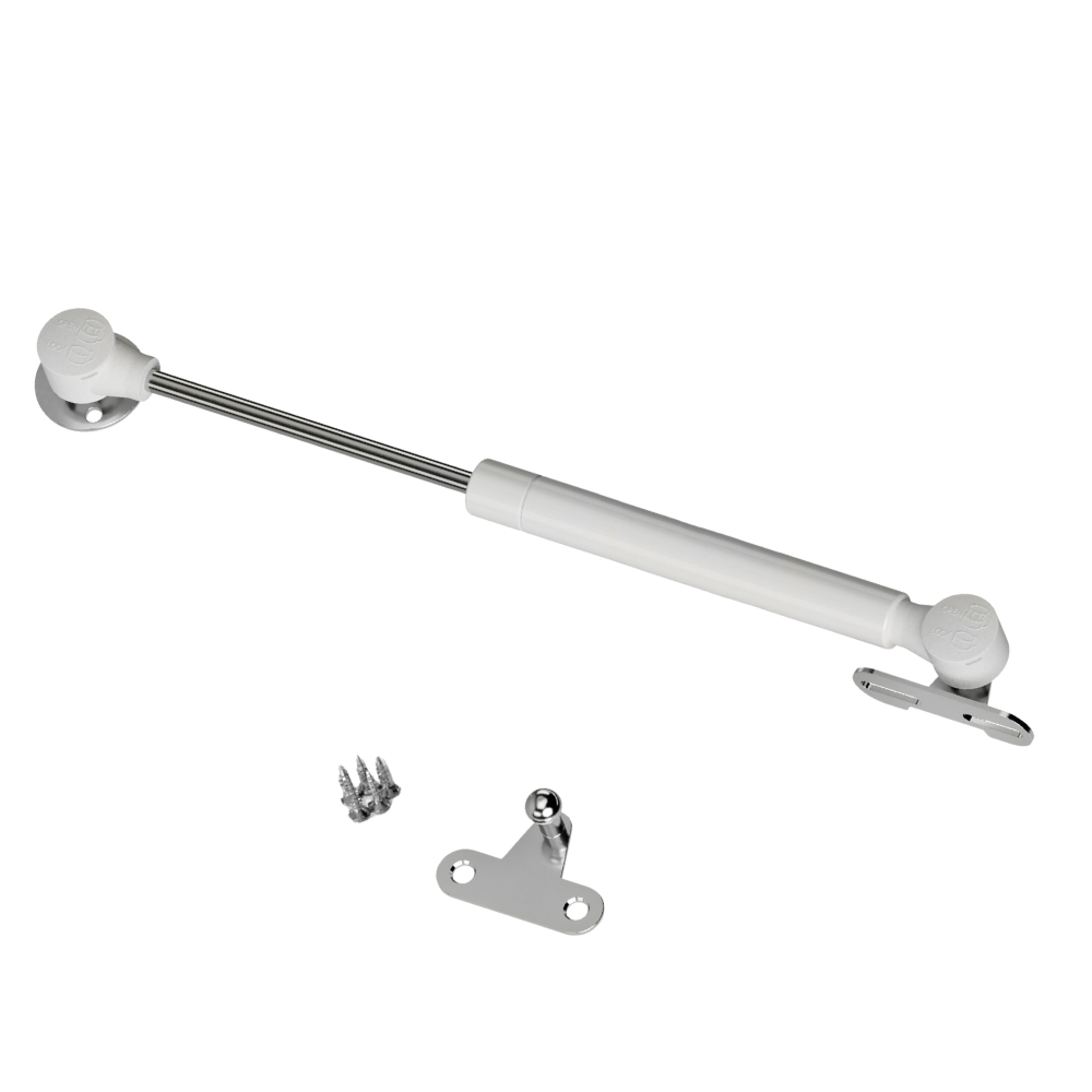 Plynový tlumič 250 mm bílý - 60 N