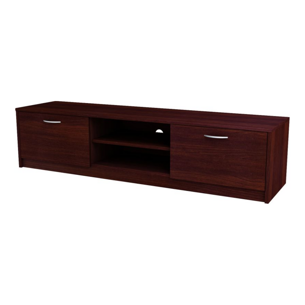 JANE - TV stojan se 2 dveřmi a 1 poličkou - Wenge H36cm W160cm D41cm