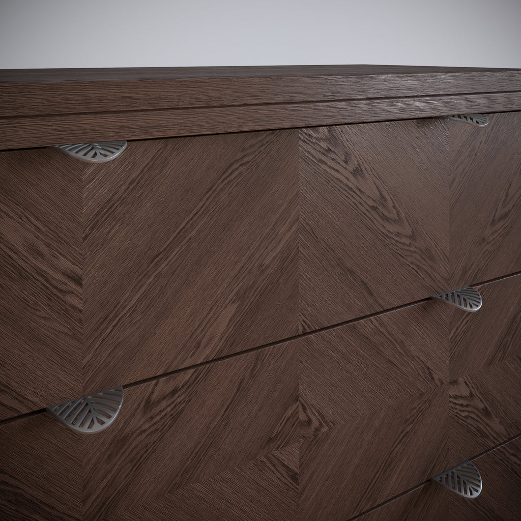 LEAF Edge Pull Nábytková rukojeť 32 mm (celková délka 60 mm) - Perlově matný stříbrný