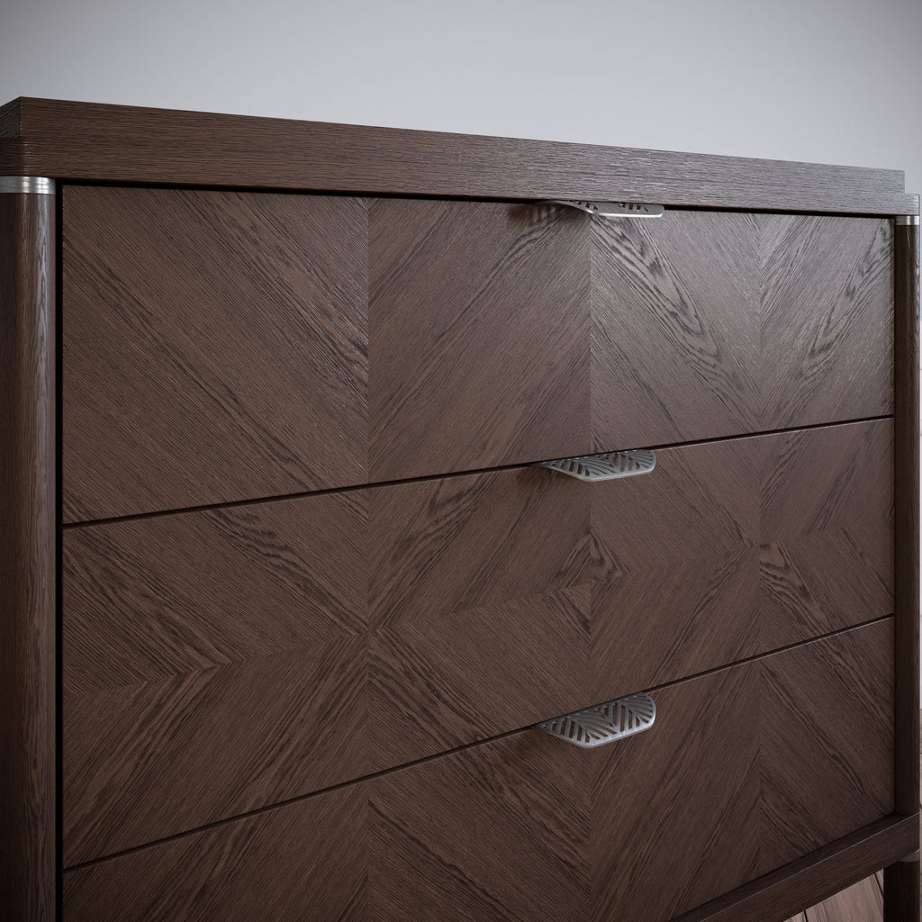 LEAF Edge Pull Nábytková rukojeť 64 mm (celková délka 118 mm) - perlově matný stříbrný