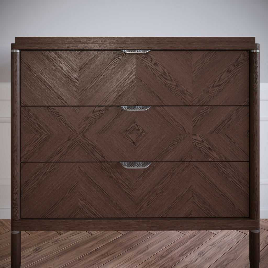 LEAF Edge Pull Nábytková rukojeť 64 mm (celková délka 118 mm) - perlově matný stříbrný