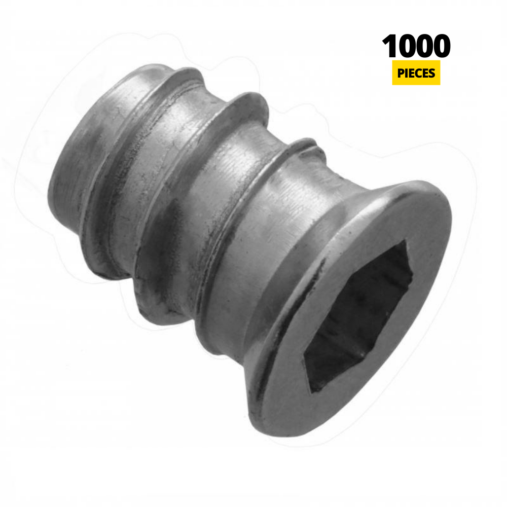 M6 závitový vložka 10x13mm - Zinek 1000 ks