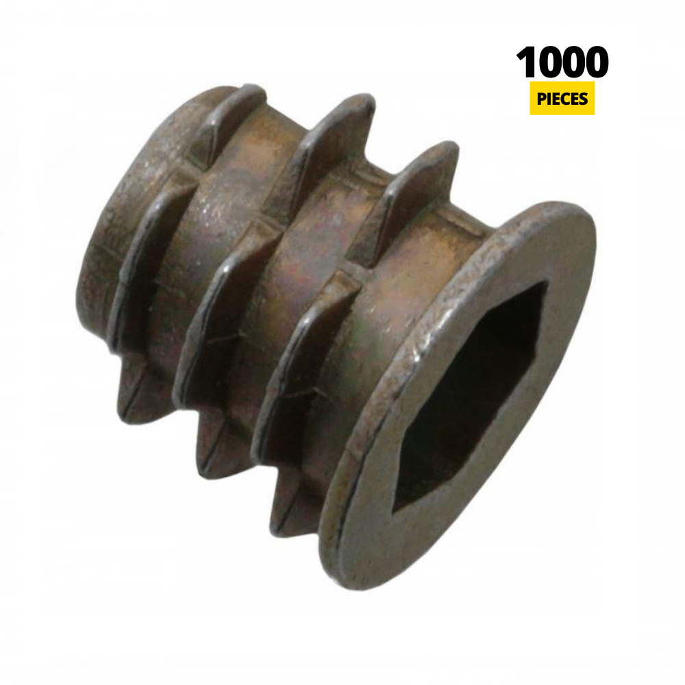 M6 závitový vložka 8x10mm - 1000 ks