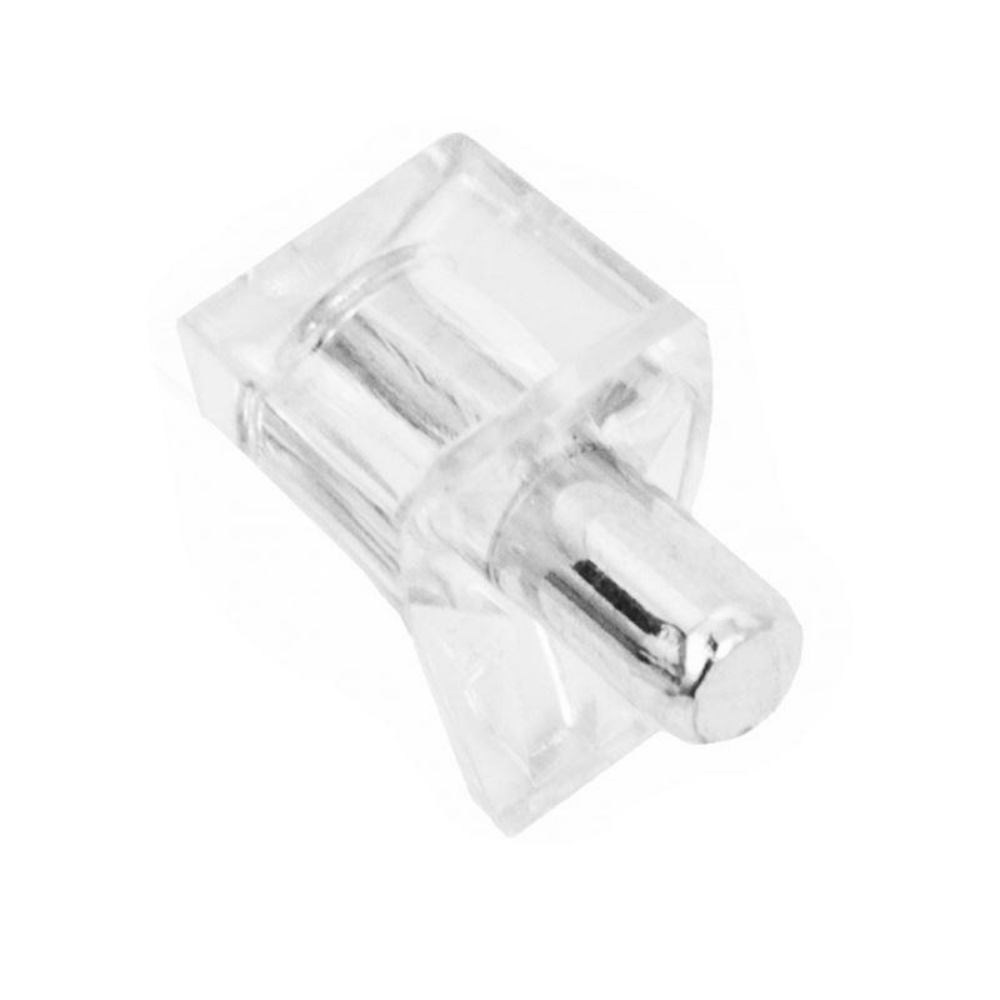 Podpěra na police z kovu a plastu Ø5mm (100 ks)