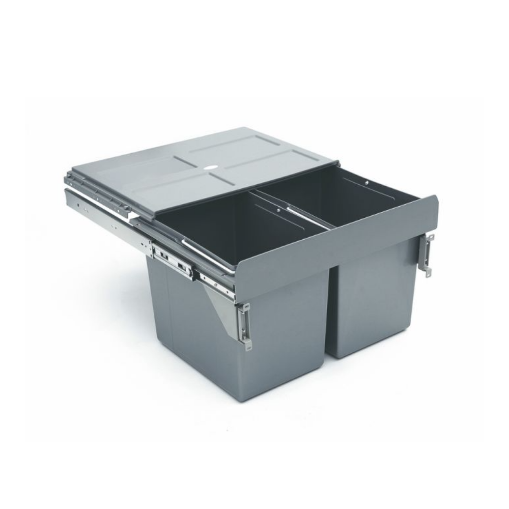 Vysouvací odpadkový koš do kuchyně - 2x27L - skříňka 600mm