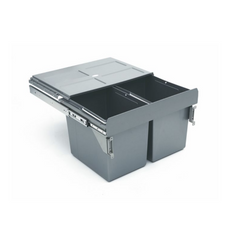 Vysouvací odpadkový koš do kuchyně - 2x27L - skříňka 600mm