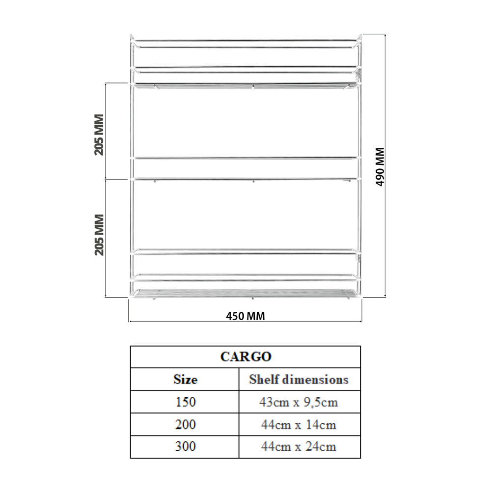 Vysunovací úložné koše 30 cm s měkkým zavíráním - 3 police - chrom