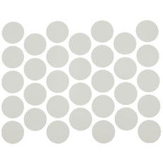 Samolepící krytky na šrouby - šedé 18 mm