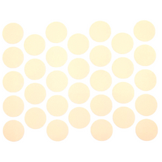 Samolepící krytky na šrouby - krémové, 18 mm
