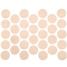 Samolepící krytky na šrouby - světlý javor 18 mm