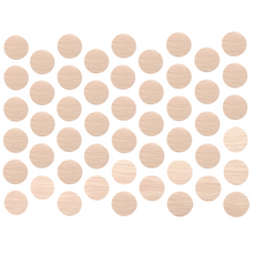 Samolepící krytky na šrouby - mléčný dub 14 mm