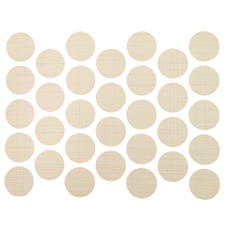 Samolepící krytky na šrouby - Trend Beige 18mm
