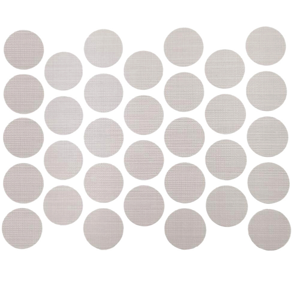 Samolepící krytky na šrouby - Trend šedá 18mm