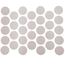 Samolepící krytky na šrouby - Trend šedá 18mm