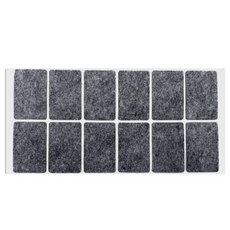 Samolepící filcová podložka 35x55mm šedá