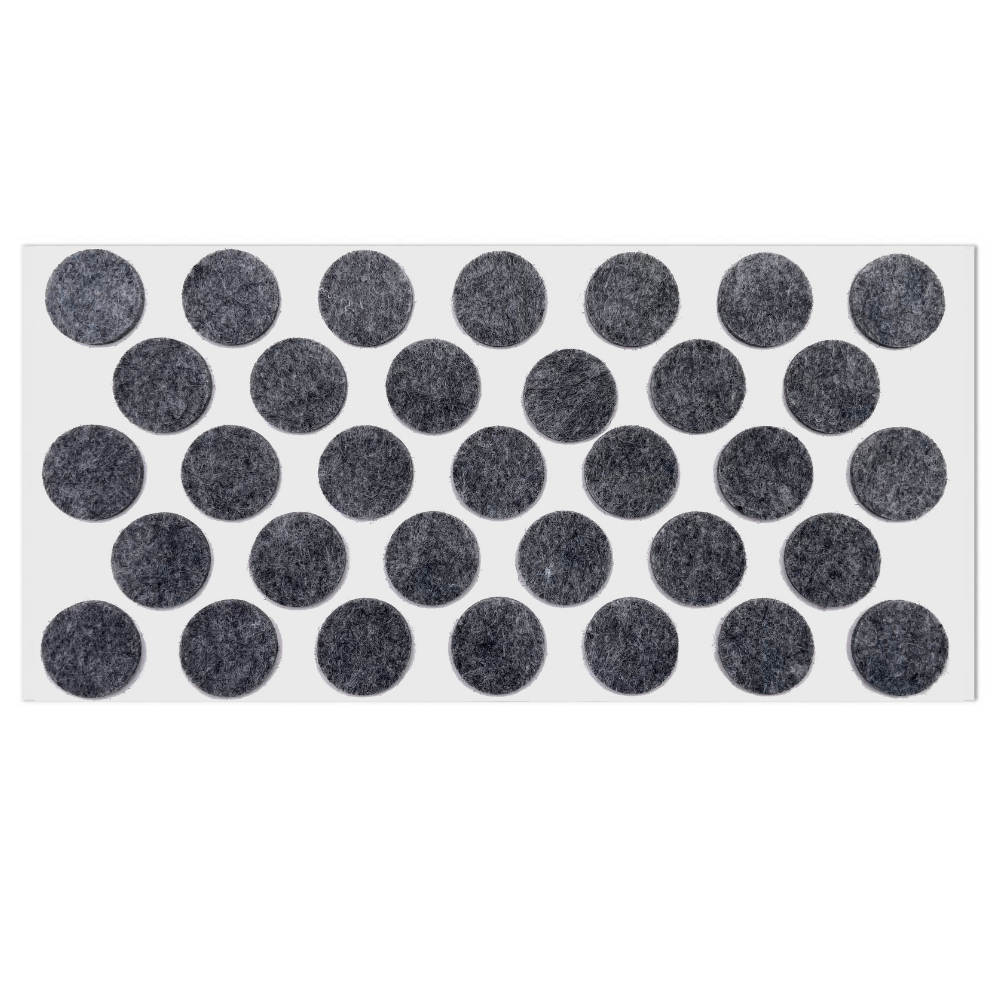 Samolepící filcová podložka Ø24mm šedá