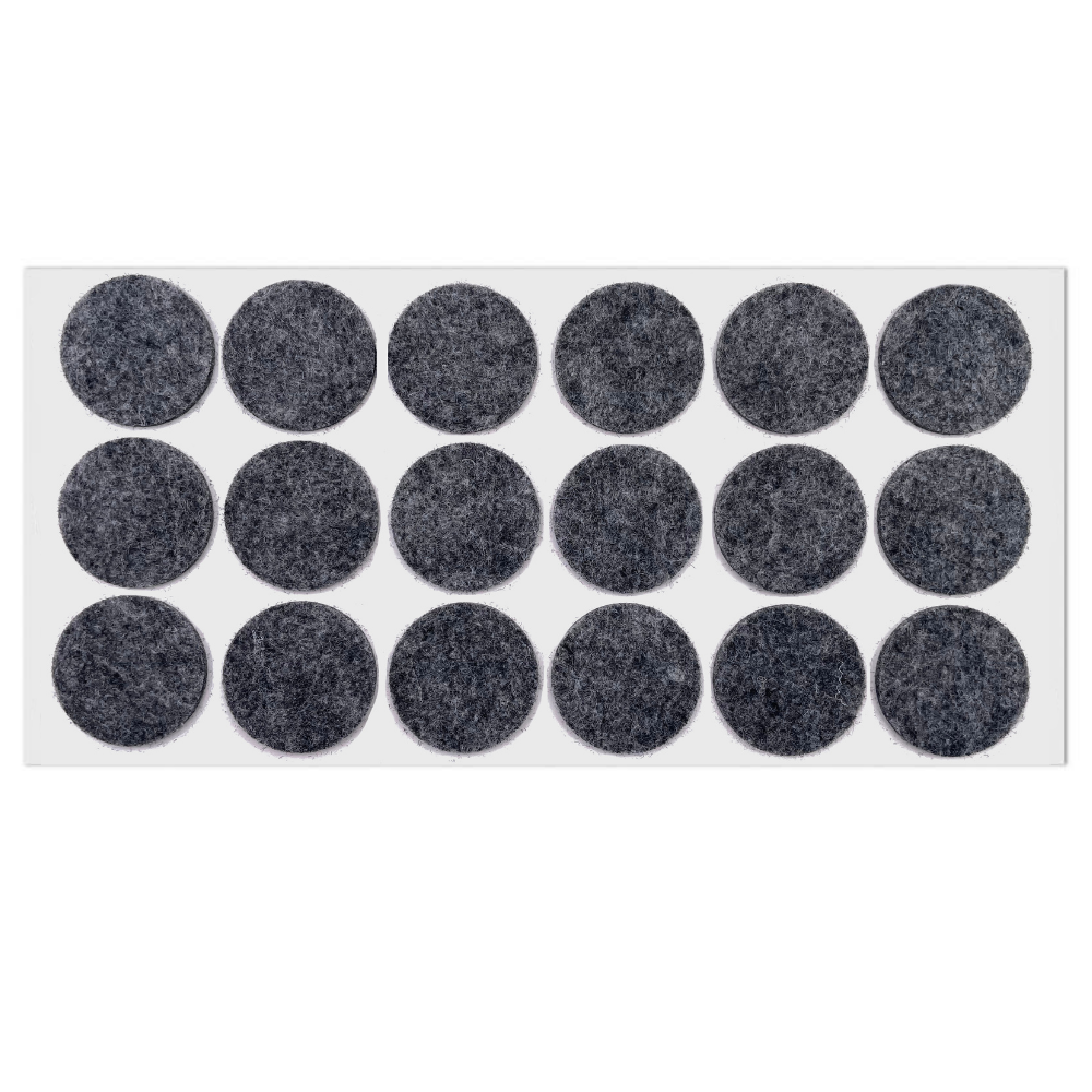 Samolepící filcová podložka Ø35mm šedá