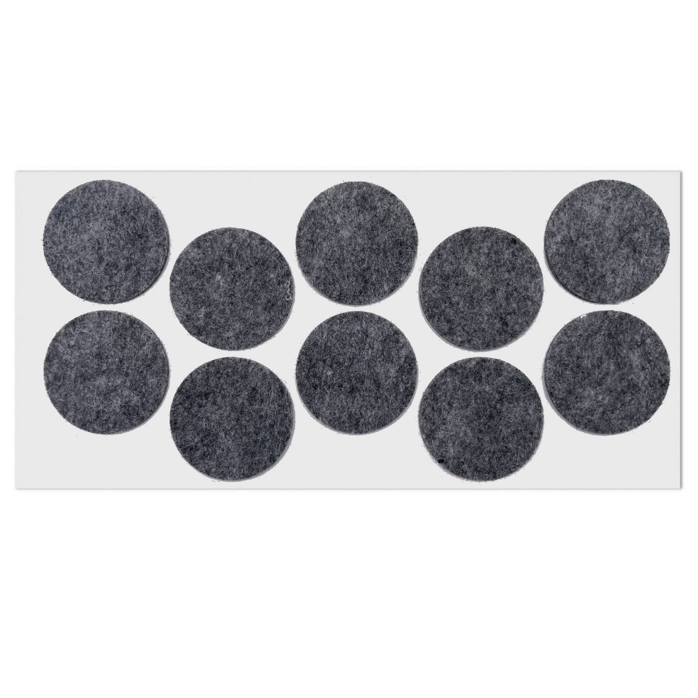 Samolepící filcová podložka Ø45mm šedá
