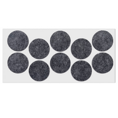 Samolepící filcová podložka Ø45mm šedá
